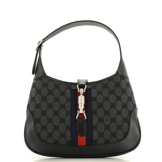 Balenciaga x Gucci The Hacker Project Jackie 1961 Hobo BB Canvas Small