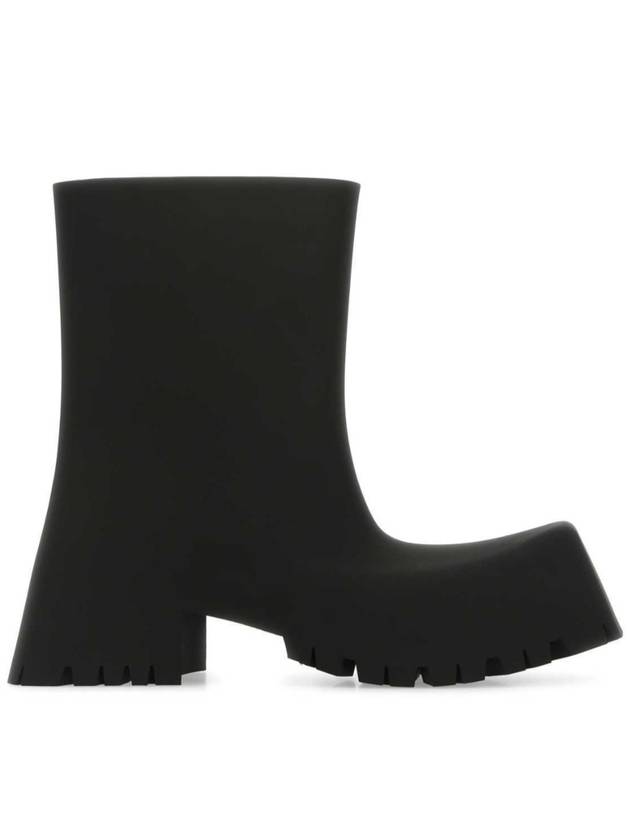 Balenciaga Rubber Trooper Ankle Boots Black
