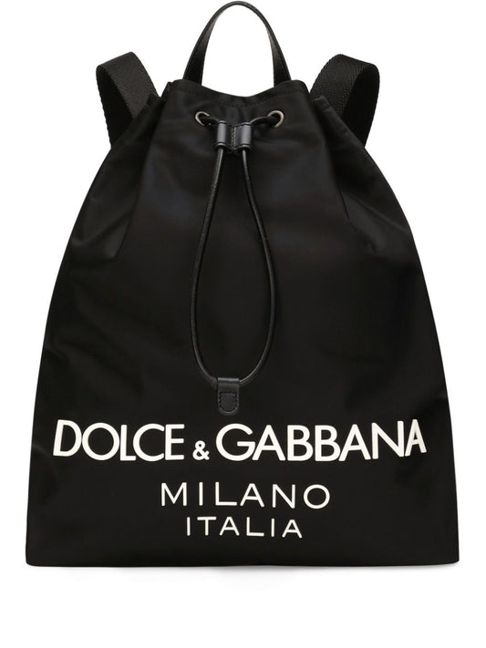Dolce & Gabbana Men Backpack With Print