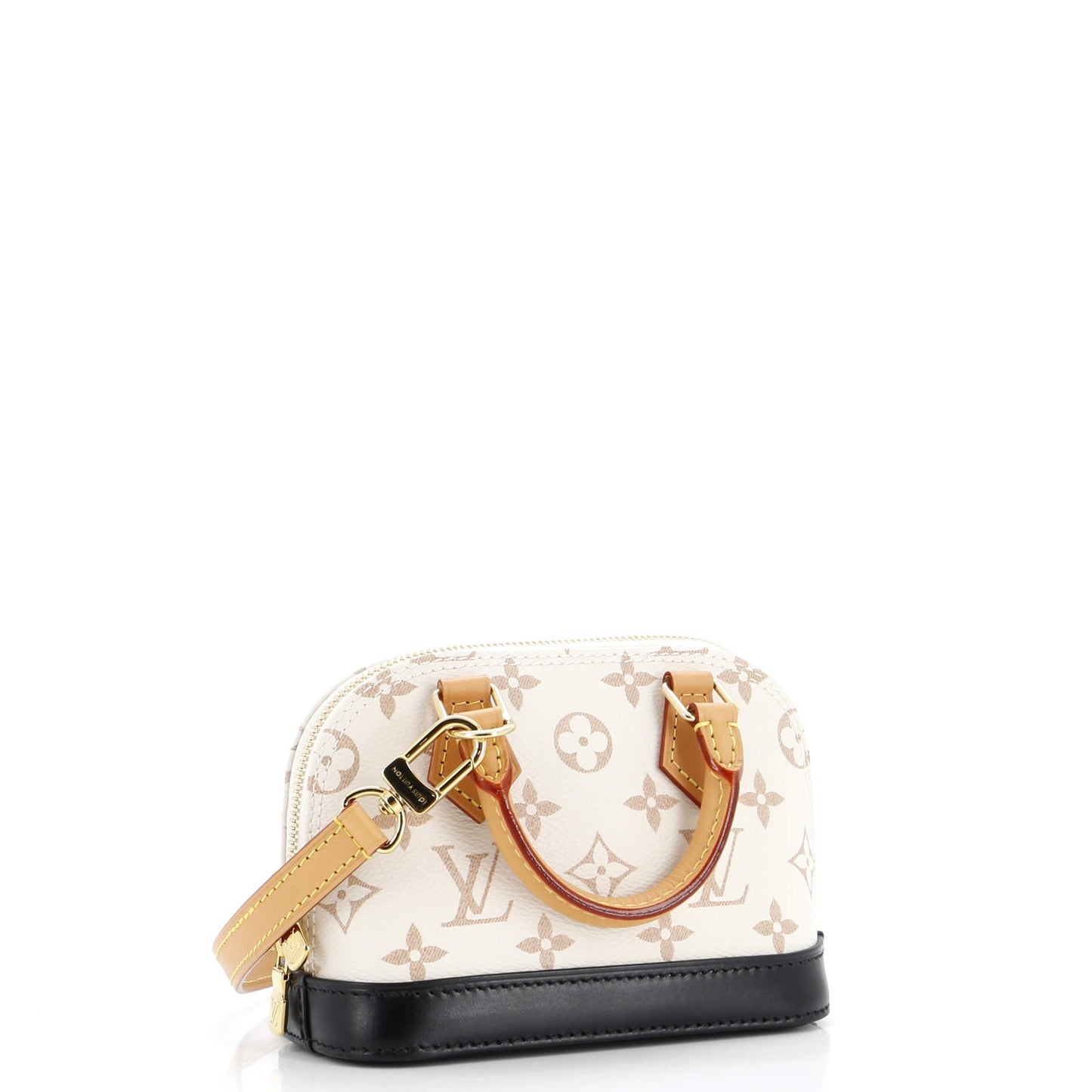 Alma Handbag Monogram Dune Canvas Nano