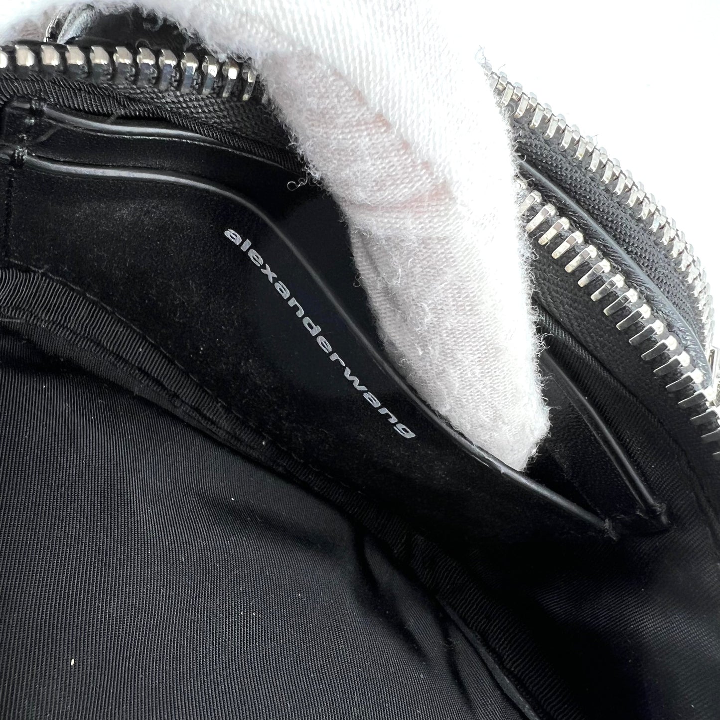 Alexander Wang black attica fanny pack