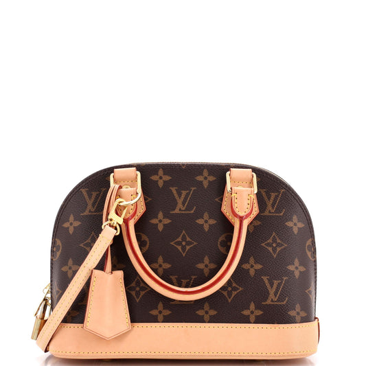 Alma Handbag Monogram Canvas BB