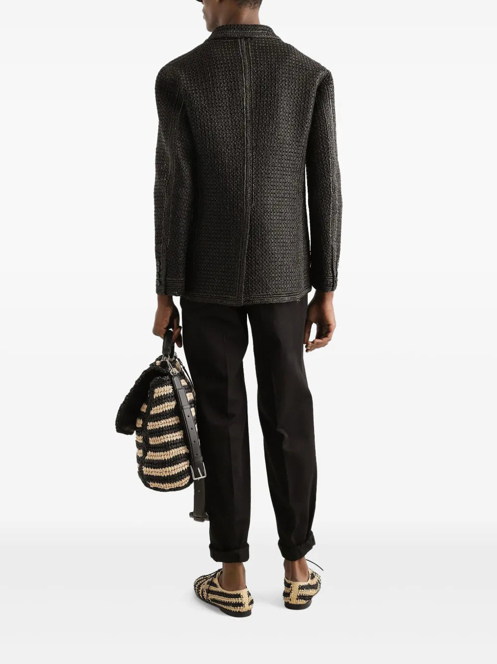 Dolce & Gabbana Men Cuffed Trousers