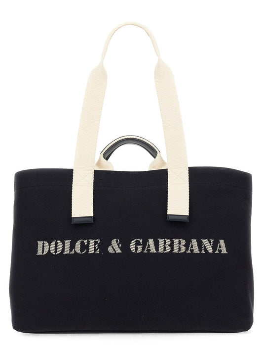 Dolce & Gabbana Men Shopping Bag With Logo