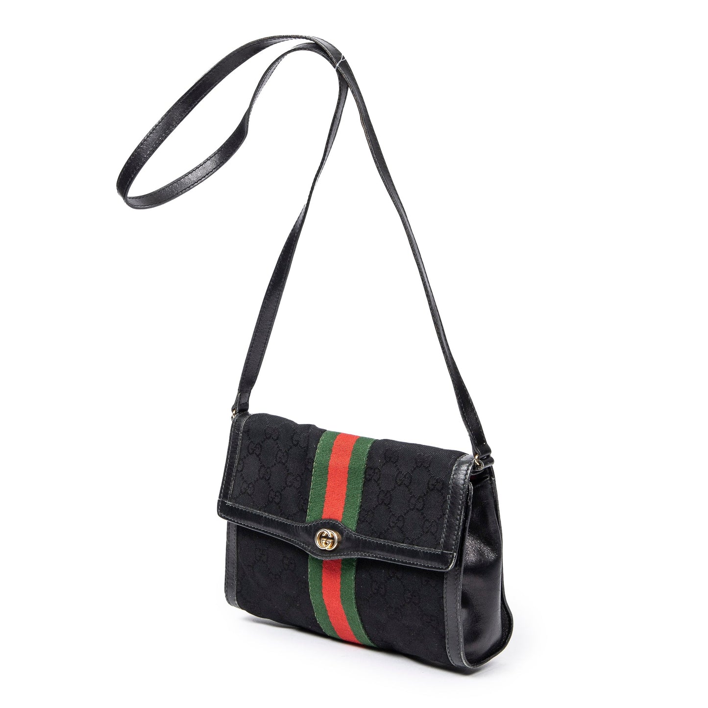 Accessory Collection Web Flap Crossbody