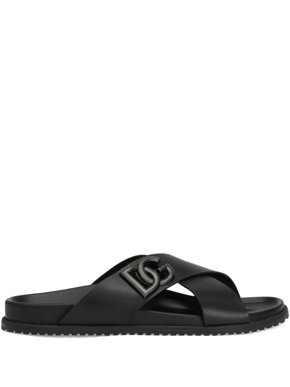 Dolce & Gabbana Men Dg Logo Slides Sandals