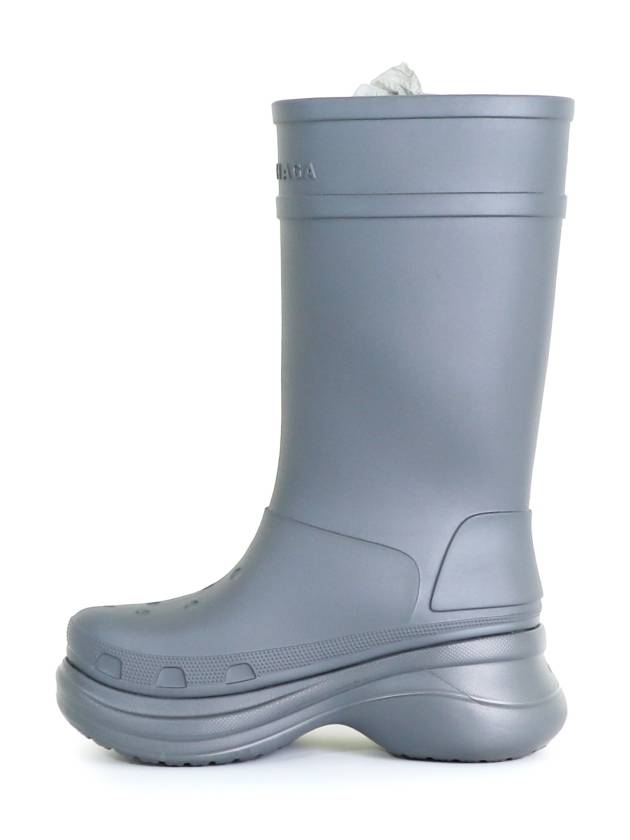 Balenciaga 42 BB x Crocs Men s Clog Logo Rubber Boots Gray