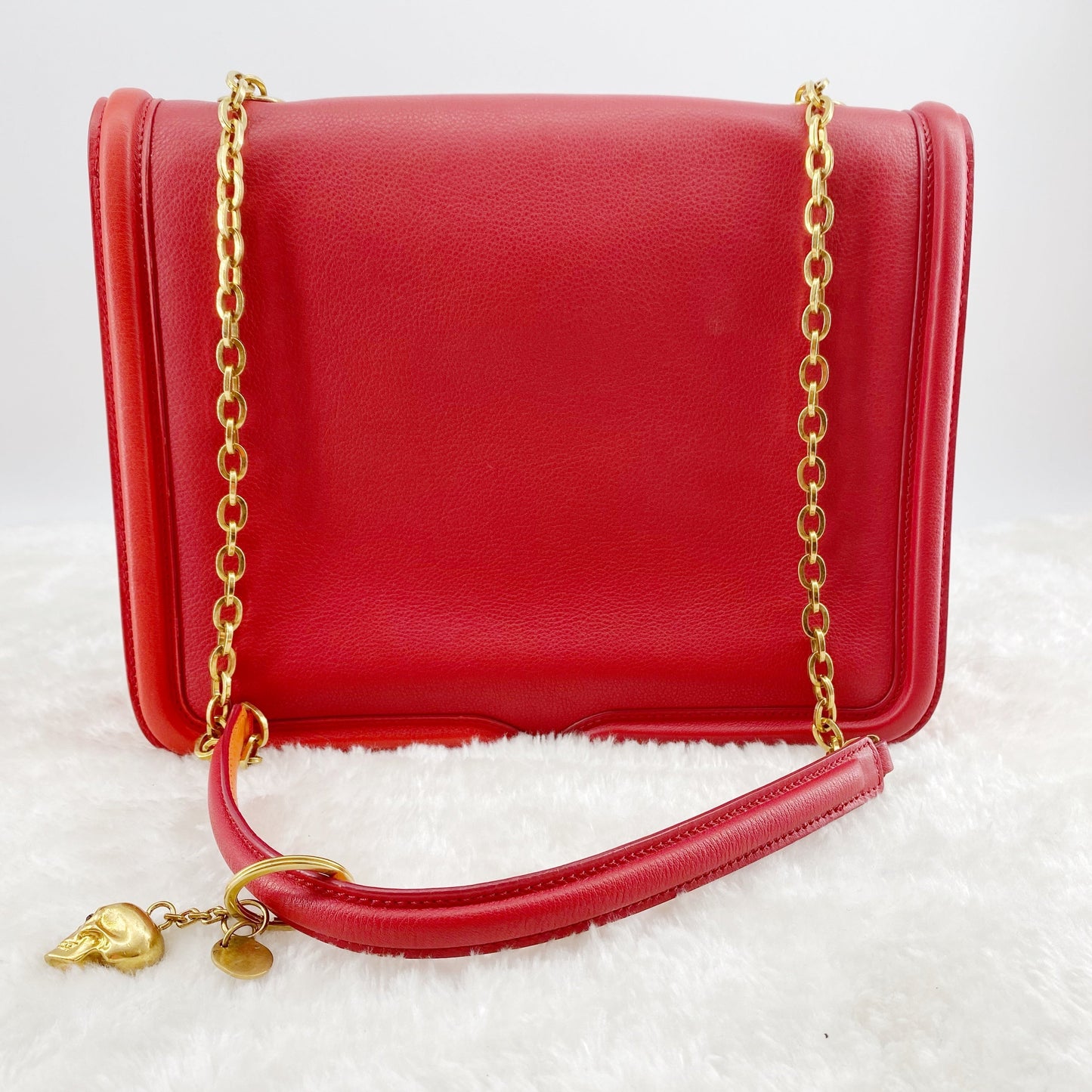 Alexander McQueen Red Chain Bag