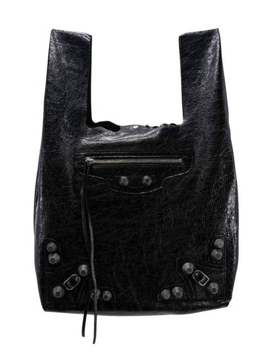 Balenciaga Men's Le Cagole Tote Bag Black