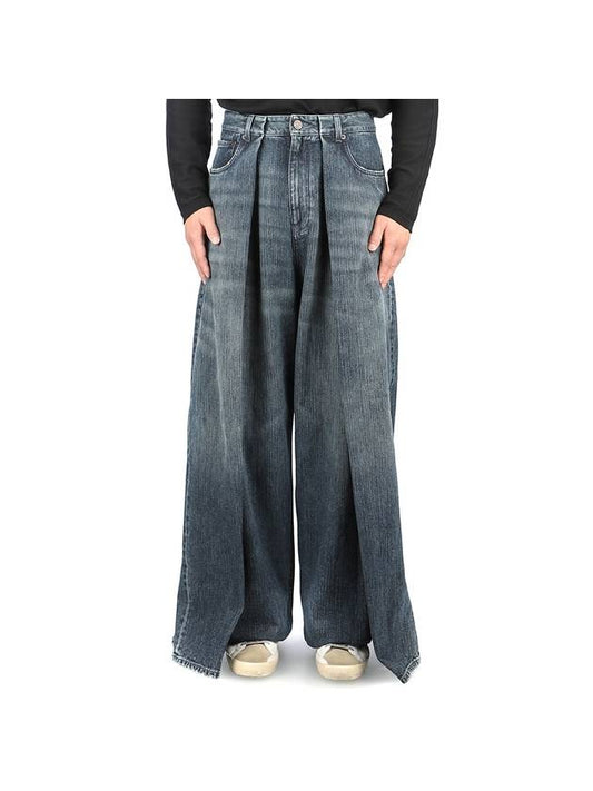 Balenciaga Double Side Jeans Dark Blue
