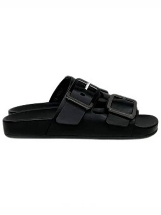 Balenciaga Mallorca Strap Slippers Black