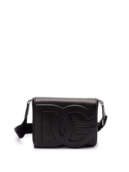 Dolce & Gabbana Men Medium `Dg` Logo Crossbody Bag