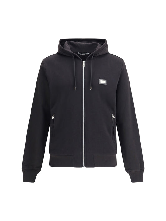 Dolce & Gabbana Men Hoodie With Zipper