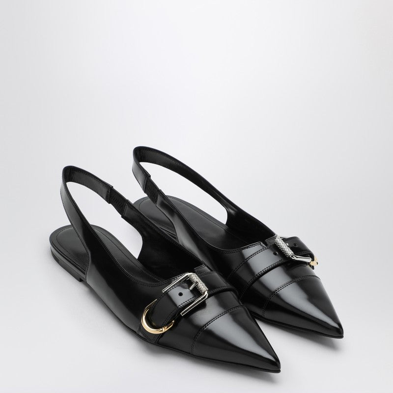 Givenchy Voyou Black Leather Slingback Women