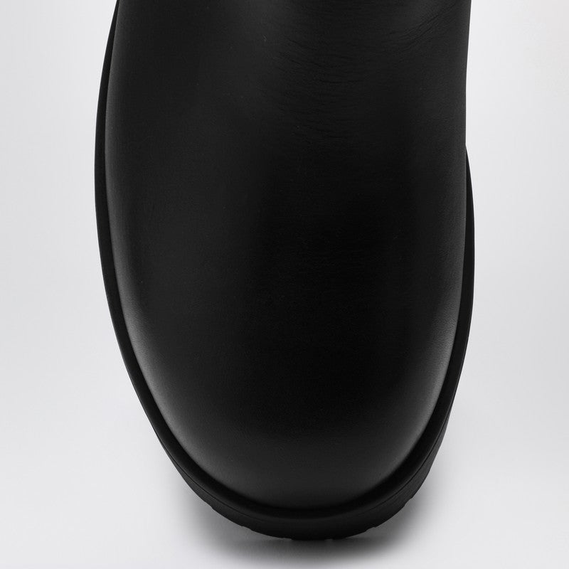 Givenchy Voyou Black Leather Ankle Chelsea Boot Women