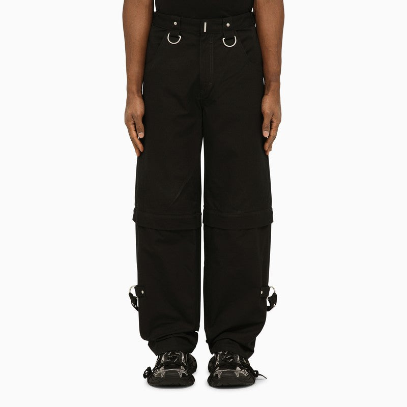 Givenchy Black Trousers With Removable Bottoms Men