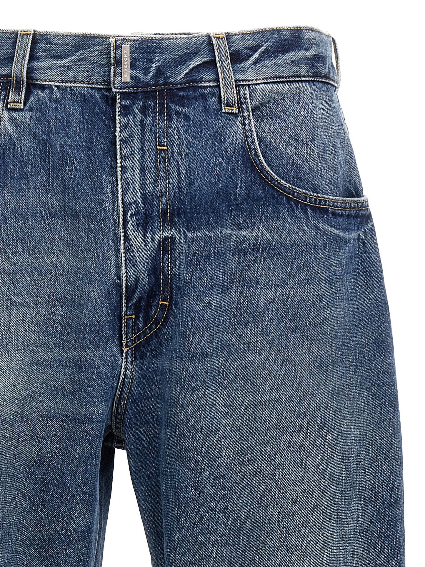 Givenchy Men Logo Plaque Jeans