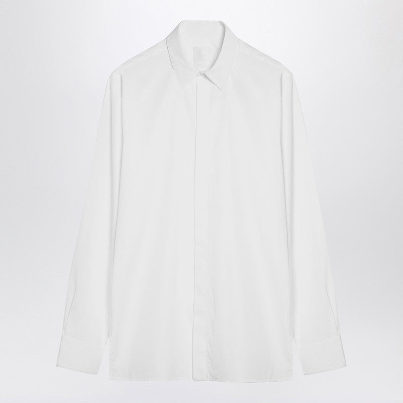 Givenchy White Cotton Shirt Men