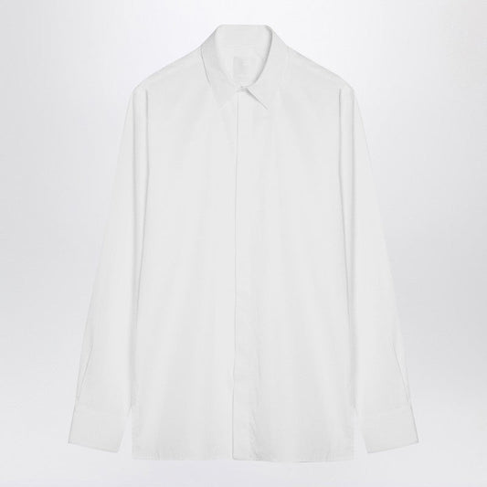 Givenchy White Cotton Shirt Men