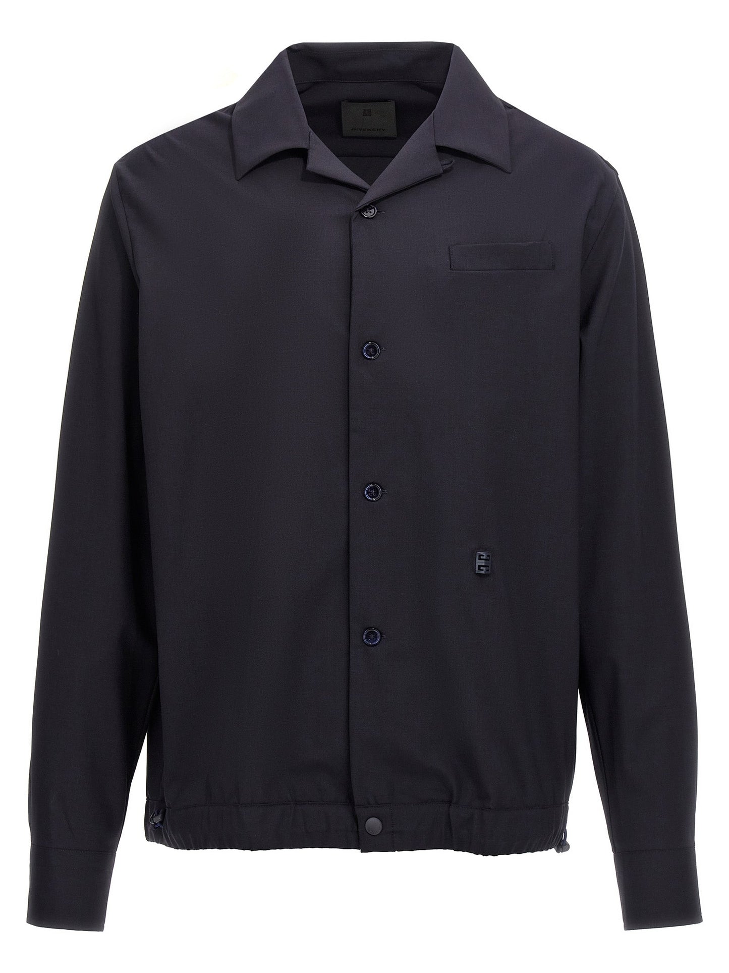 Givenchy Men Logo Plaque Shirt