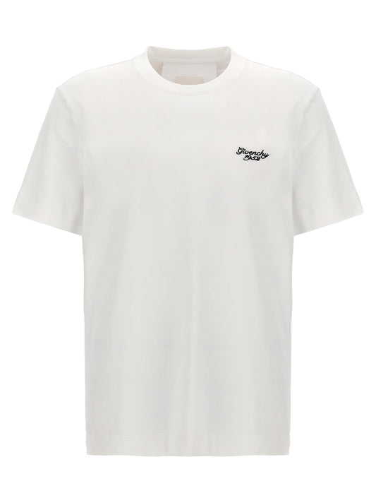 Givenchy Men Logo Embroidery T-Shirt