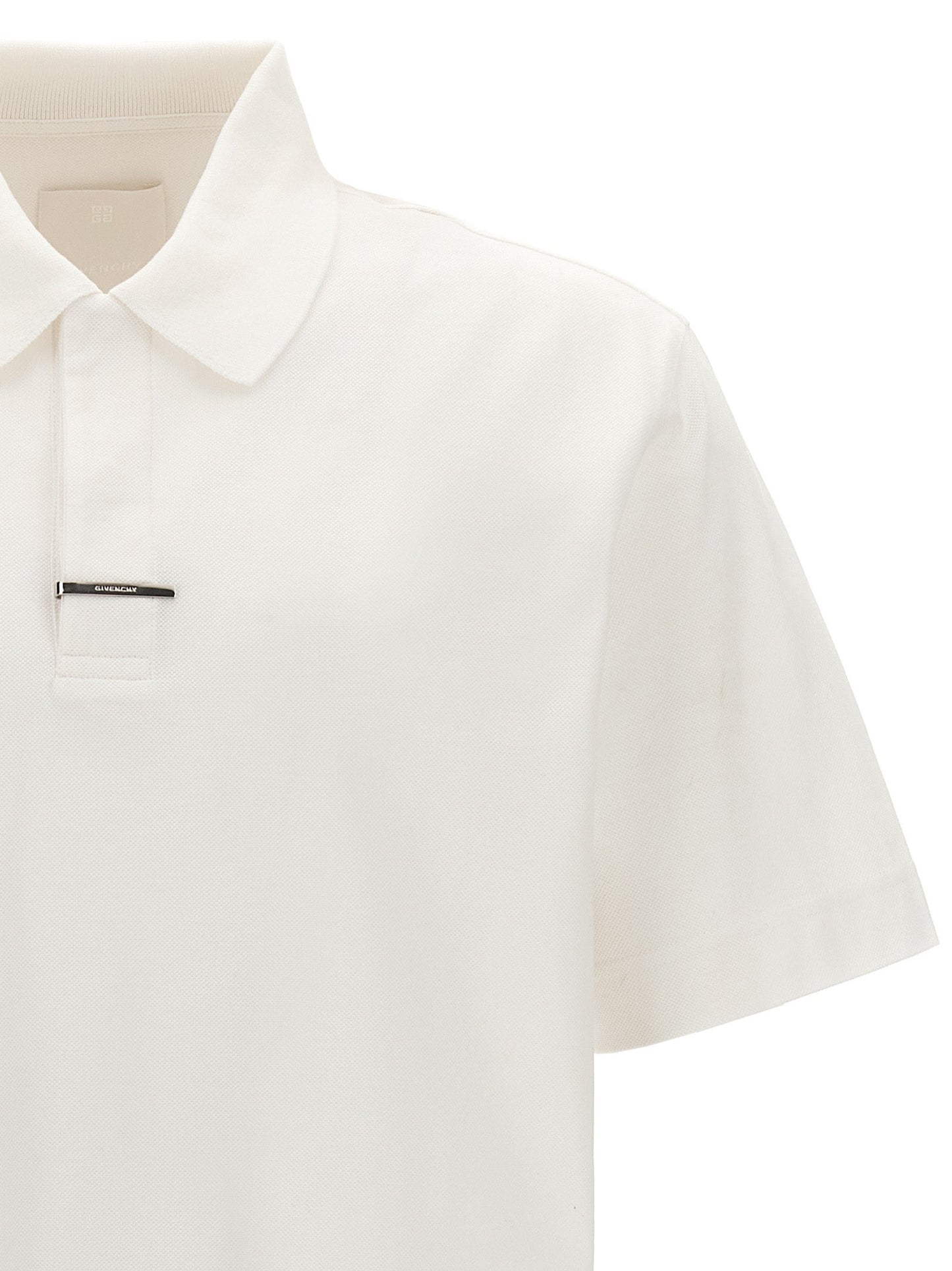 Givenchy Men Metal Clip Polo Shirt
