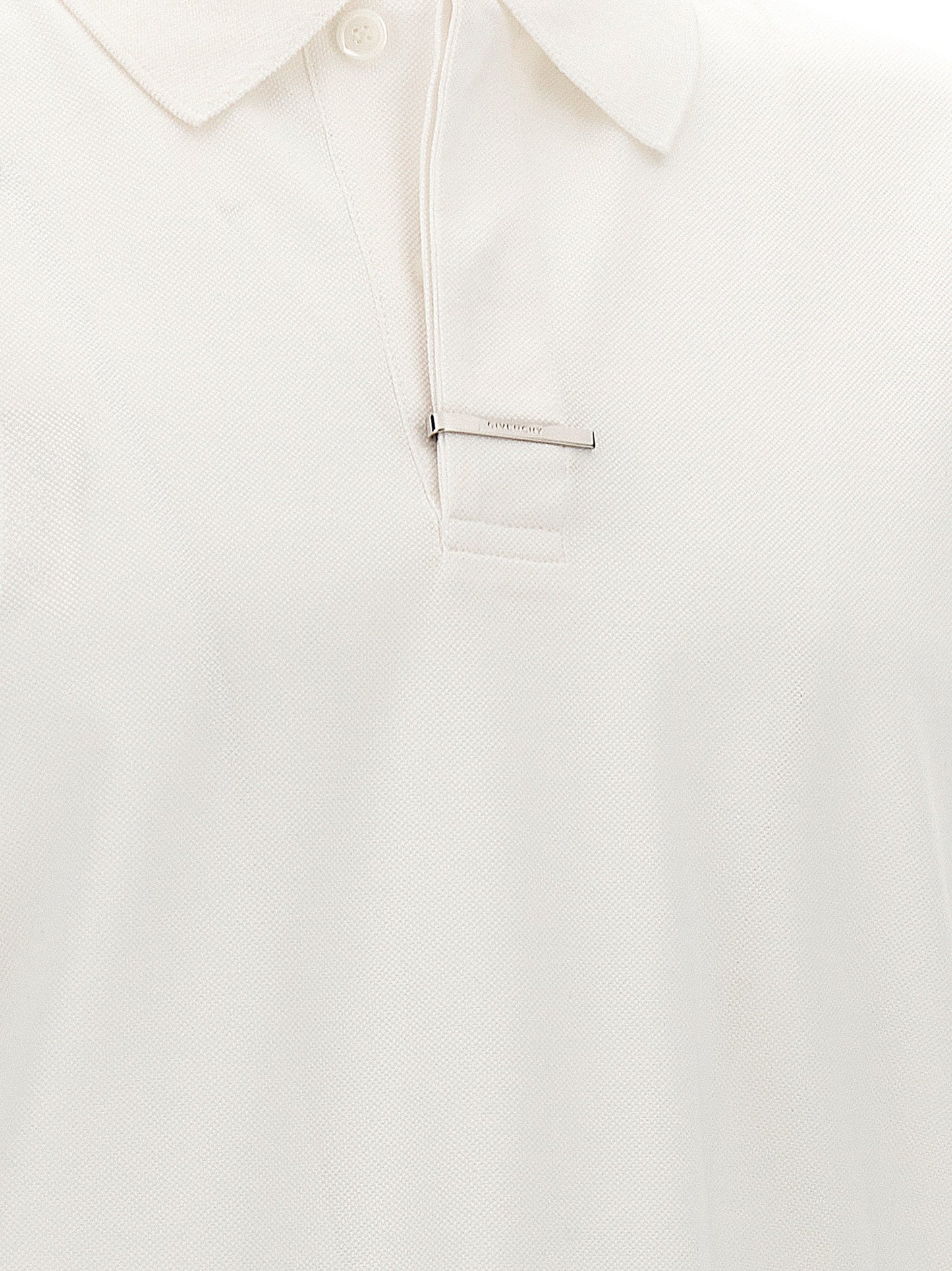 Givenchy Men Metal Clip Polo Shirt