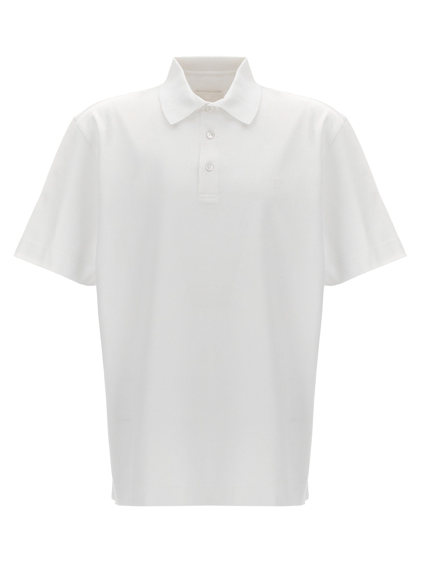Givenchy Men Logo Embroidery Polo Shirt