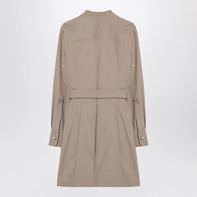 Givenchy Taupe Safari Dress In Poplin Women