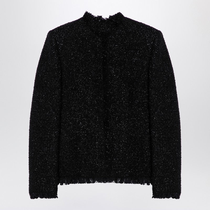 Givenchy Black Tweed And Lurex Jacket Women