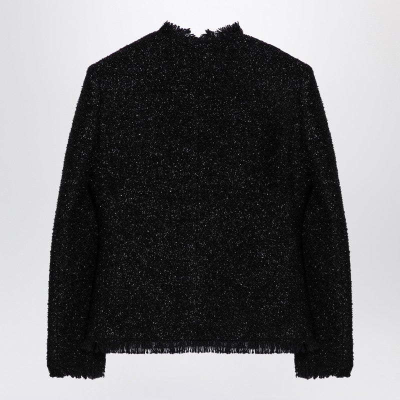Givenchy Black Tweed And Lurex Jacket Women