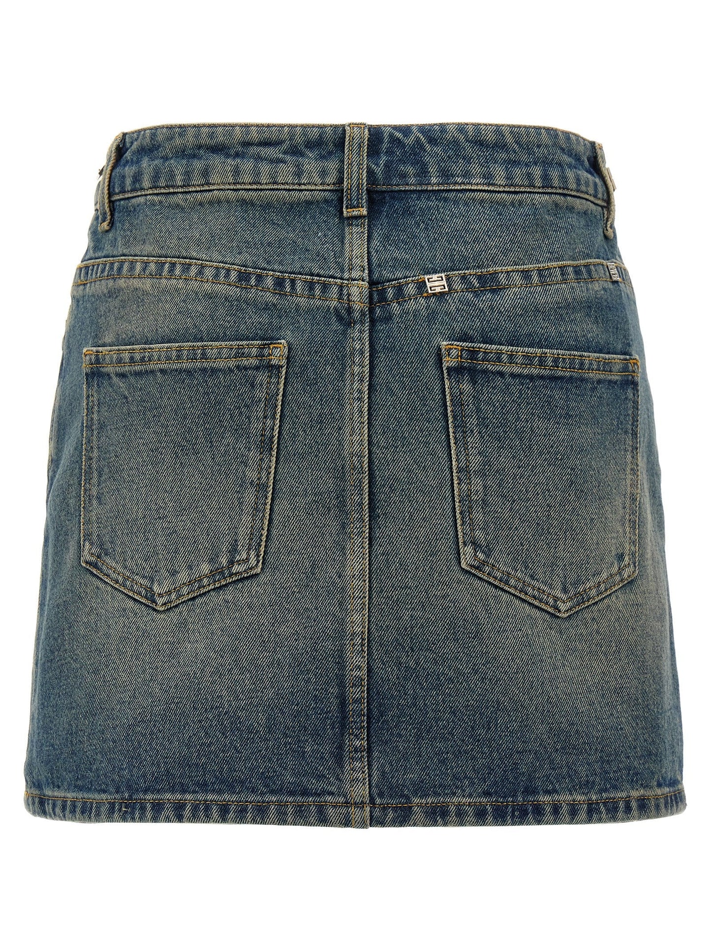 Givenchy Women Denim Mini Skirt