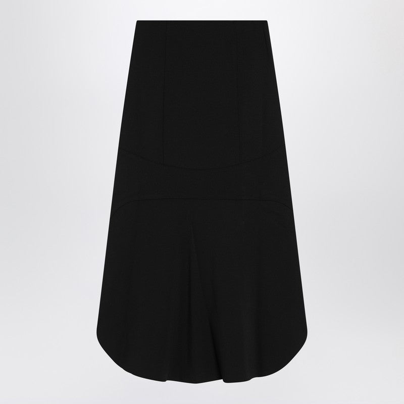 Givenchy Black Milan Stitch Skirt With Buttons Women