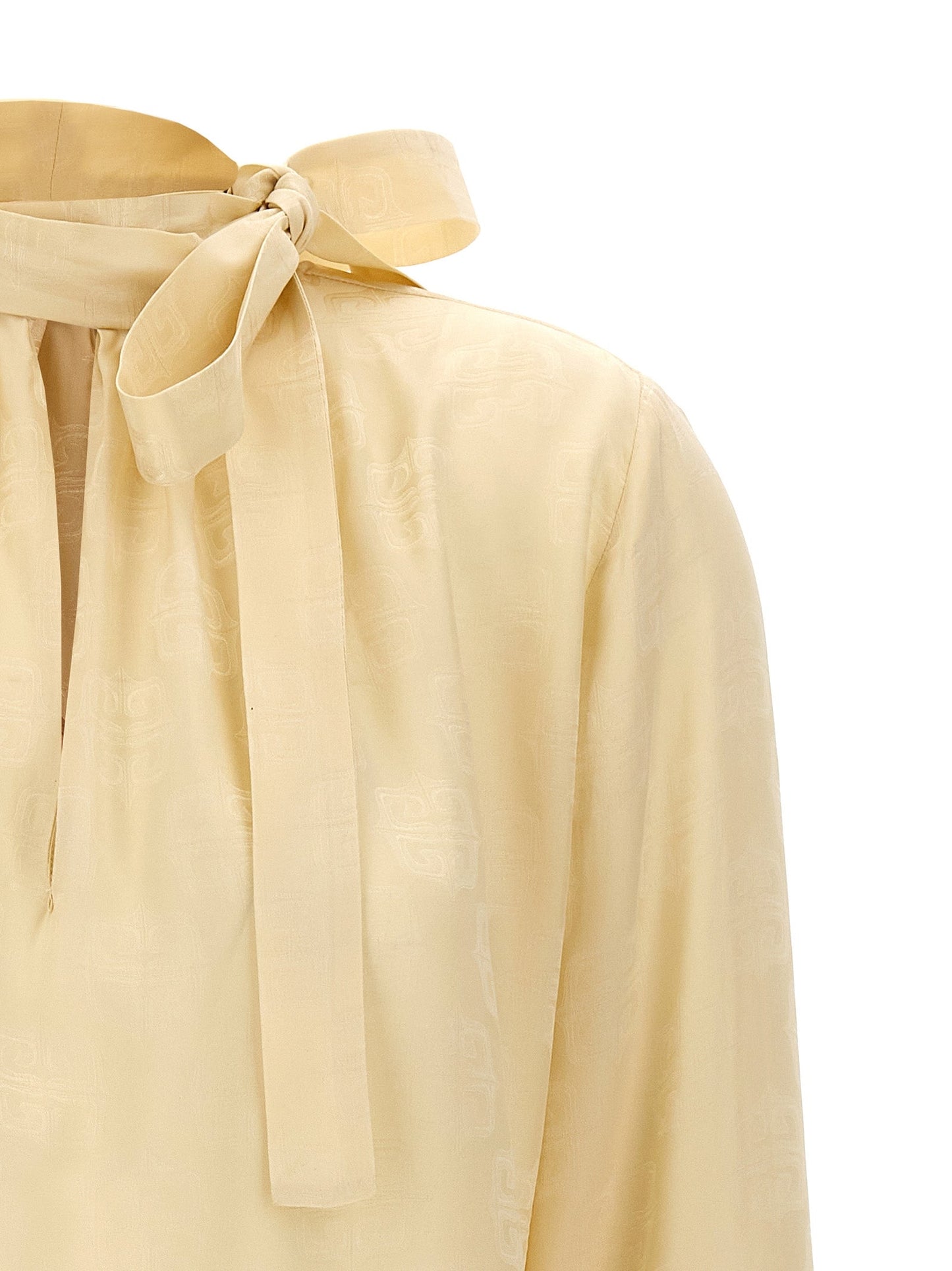 Givenchy Women Logo Lavalliere Shirt