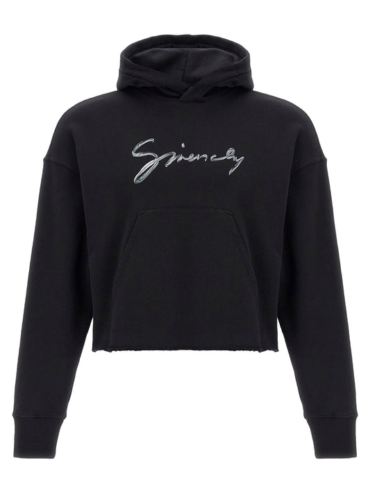 Givenchy Women Cropped Hoodie