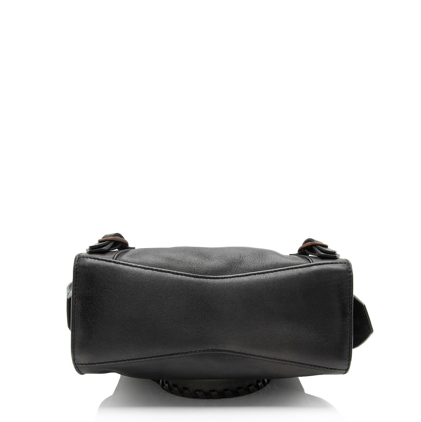 Balenciaga Calfskin Neo Classic Rust Hardware City Mini Satchel (SHF-A4mdtV)