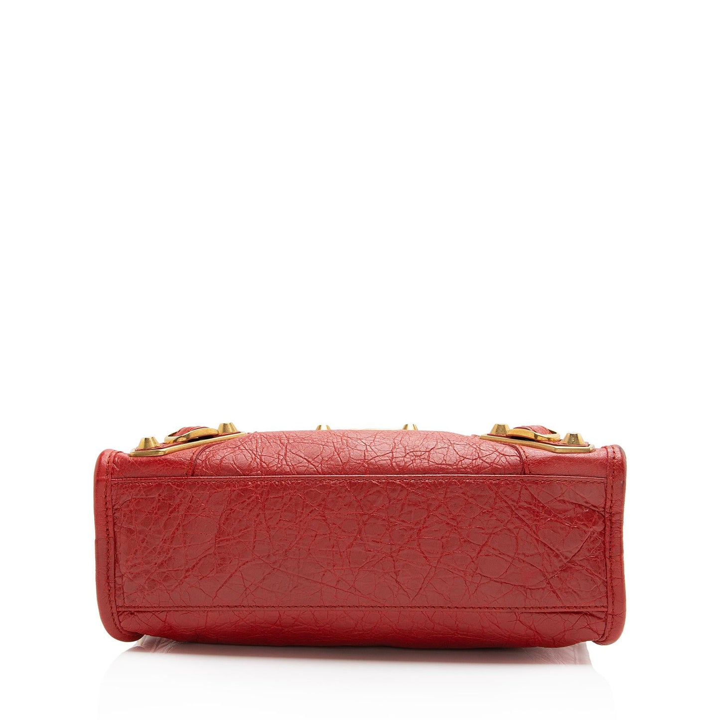 Balenciaga Chevre Metallic Edge City Mini Satchel (SHF-23034)