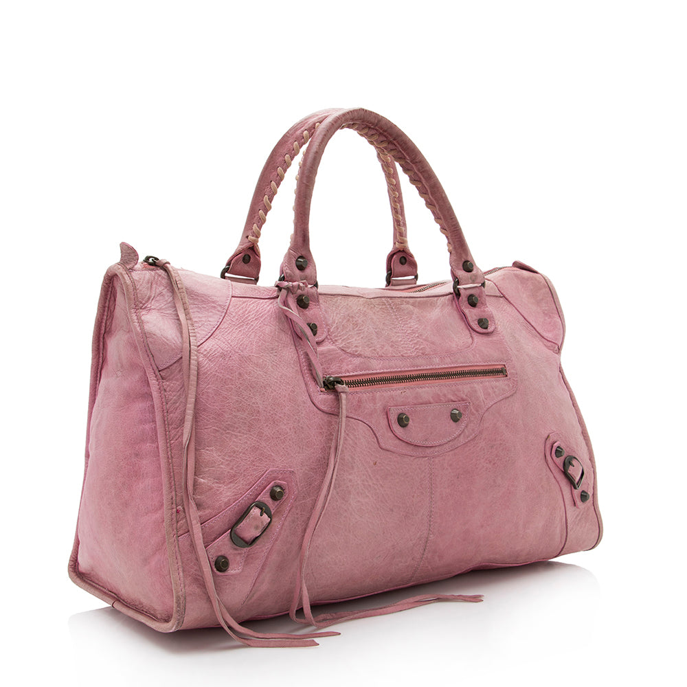 Balenciaga Chevre Work Satchel - FINAL SALE (SHF-17794)