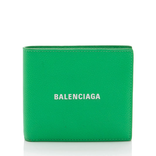 Balenciaga Leather Everyday Bifold Wallet (SHF-1w9vGS)