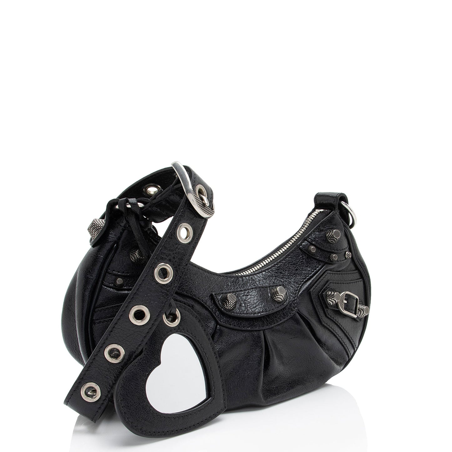 Balenciaga Leather Le Cagole XS Shoulder Bag (SHF-0x6BtT)