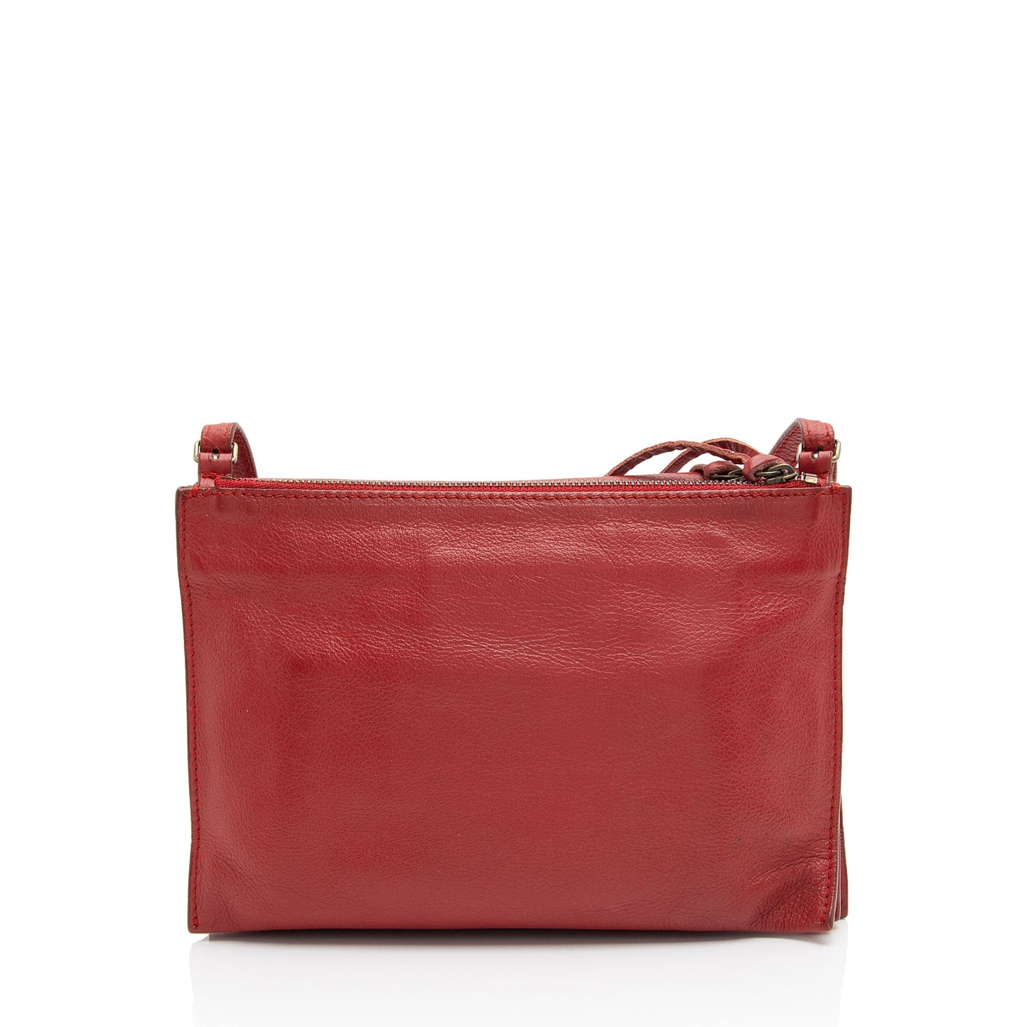 Balenciaga Leather Papier Triple Crossbody (SHF-9kID2H)