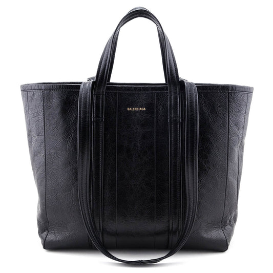 Balenciaga Black Agneau Medium Barbes East West Tote