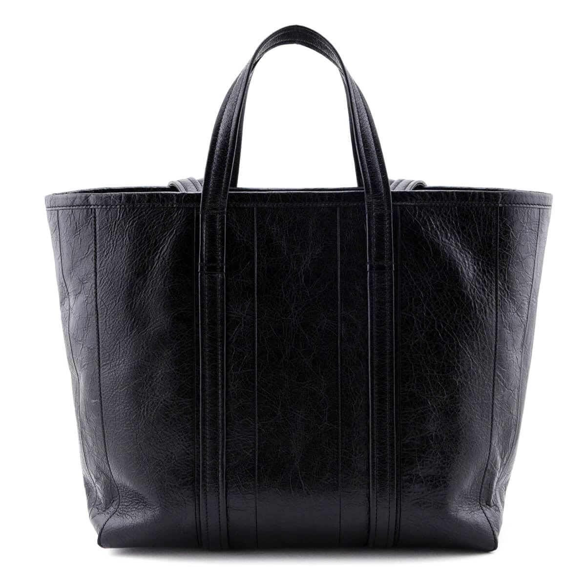 Balenciaga Black Agneau Medium Barbes East West Tote