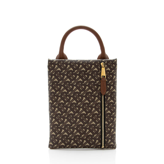 Burberry Monogram TB One Handle Pouch (SHF-18651)