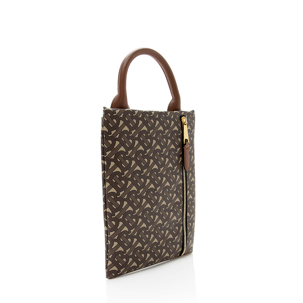 Burberry Monogram TB One Handle Pouch (SHF-18651)