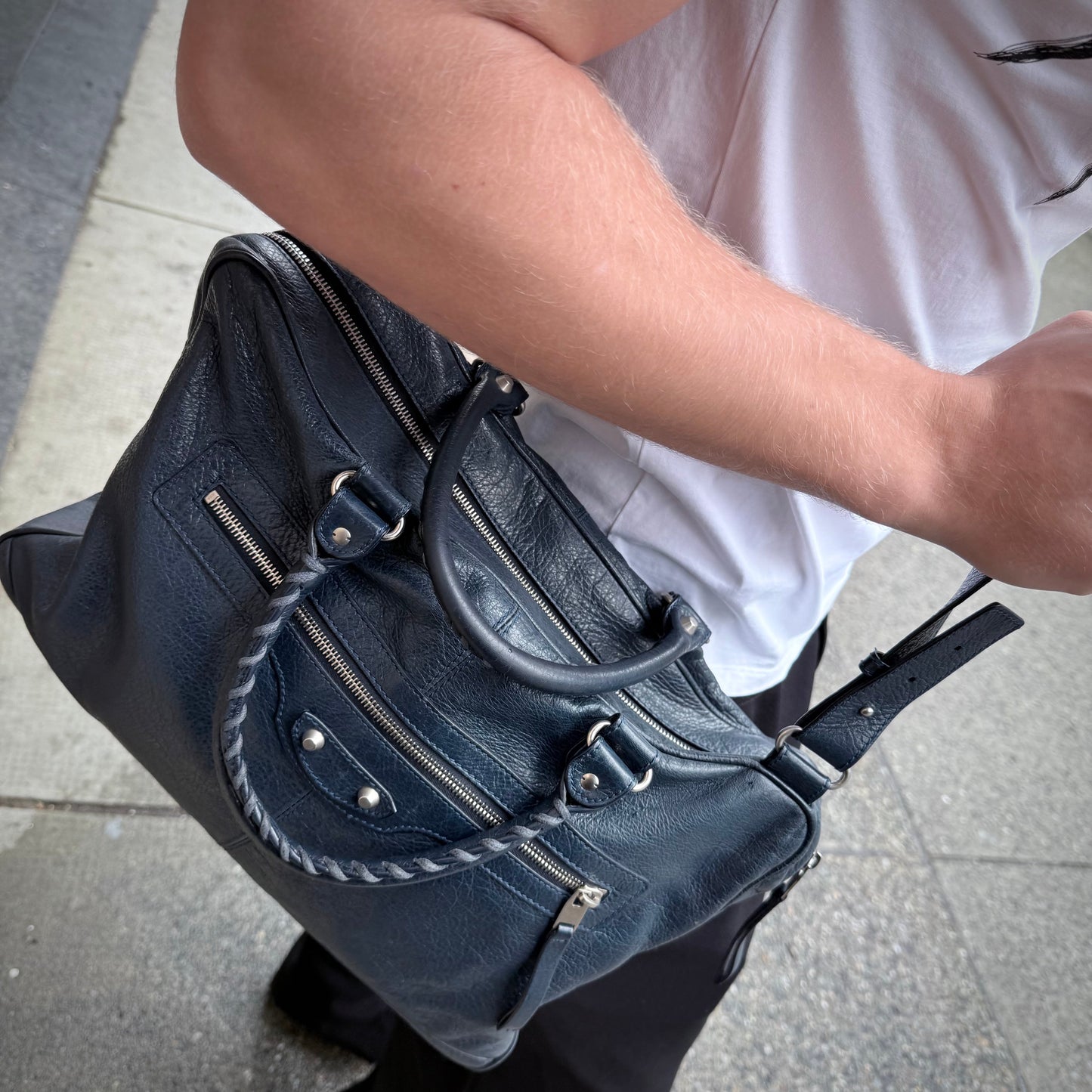 Balenciaga Leather Motocross Classic bag Year2015