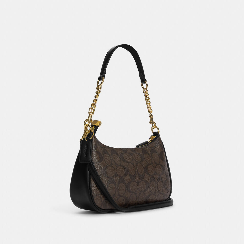 Coach Teri Shoulder Bag In Signature Canvas