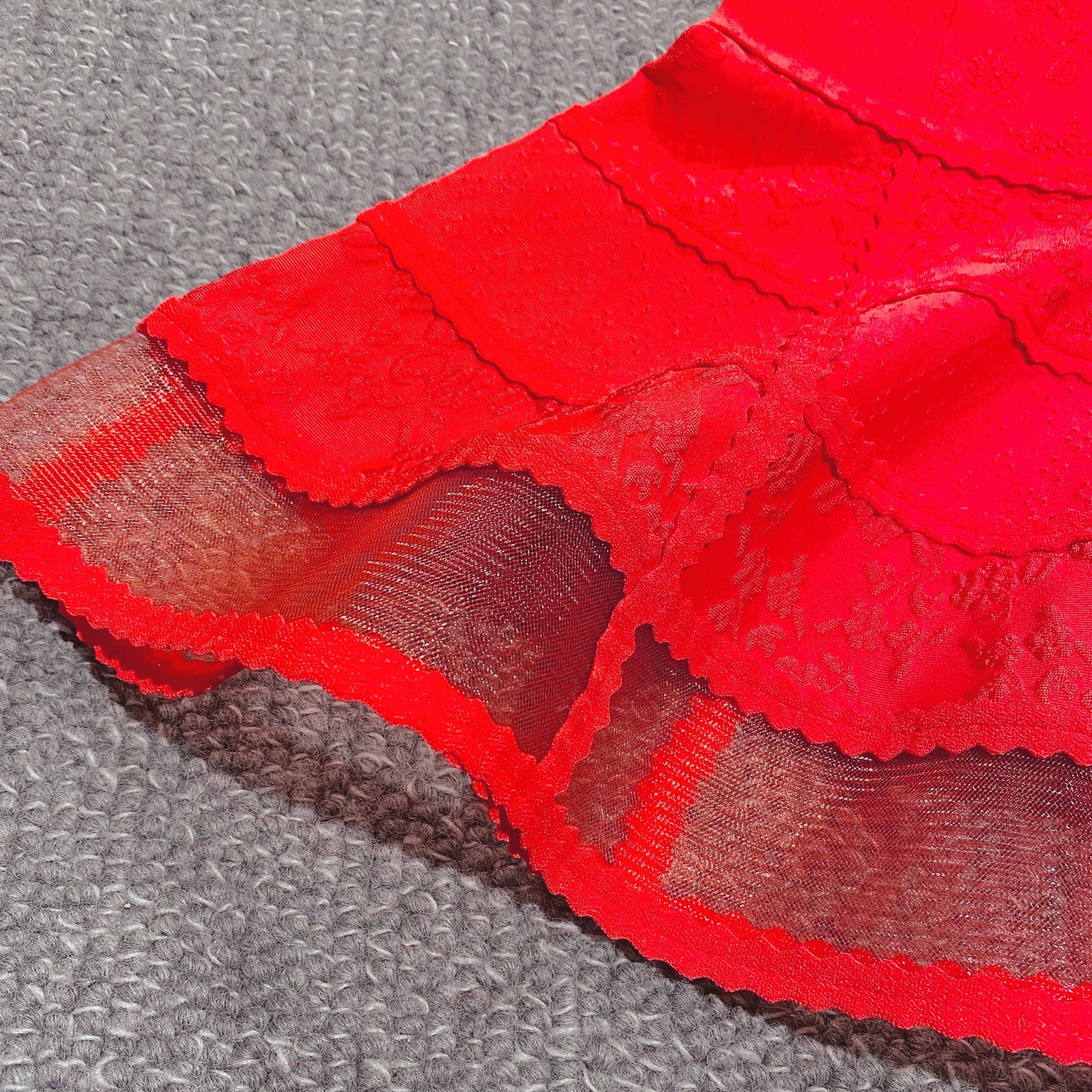 Alexander McQueen Long Red Skirt TWS