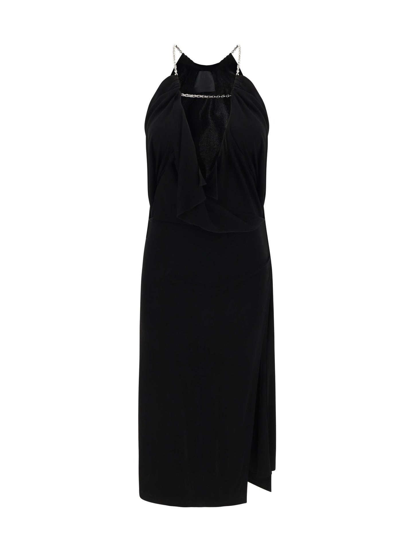Givenchy Women Midi Dress With Halter Neckline
