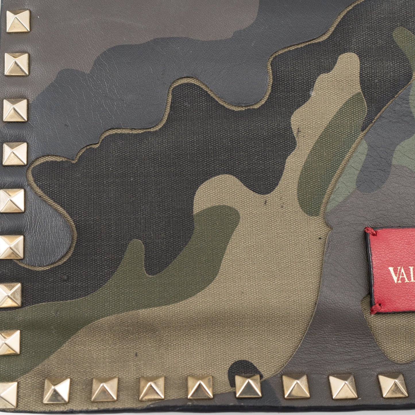 Valentino Bag Rockstud Camouflage Clutch